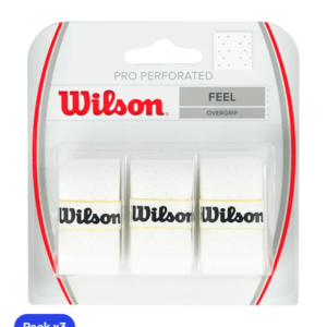 Overgrips Wilson Pro Perforated Feel White (Pack x3)