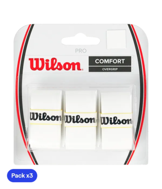 Overgrips Wilson Pro Comfort White (Pack x3)