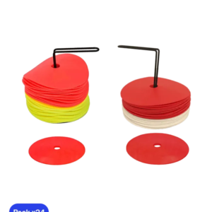 Pack of 24 flat zastor rubber cones