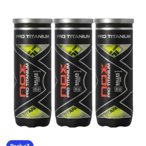 NOX Padel Balls Pro Titanium (Pack x3)