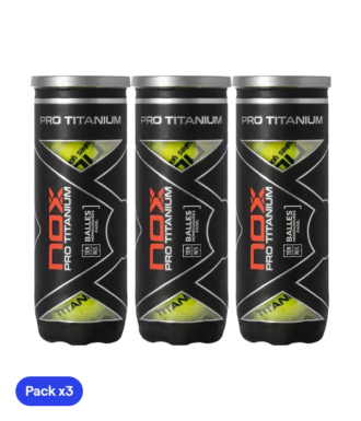 Palline da padel NOX Pro Titanium (Pacchetto x3)