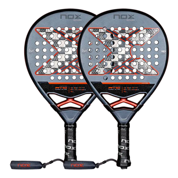 Nox Set da 2 Racchette da Padel - AT10 Genius 18K Alum 2025 Agustín Tapia