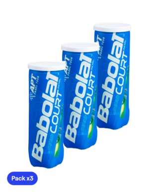 Babolat Padelbälle Court Padel (Packung x3)