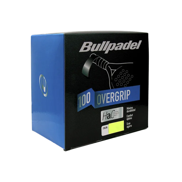 Tambor Overgrips Bullpadel HaC Amarillo (x100)