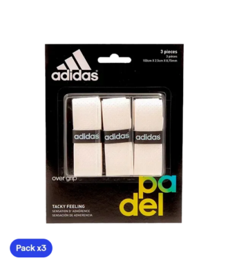 Overgrips Adidas Drilled White (Pack x3)