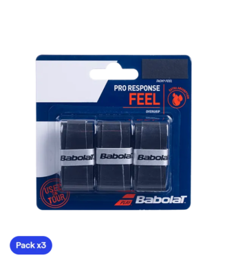 Overgrip Babolat Pro Risposta Nero (Pacchetto x3)
