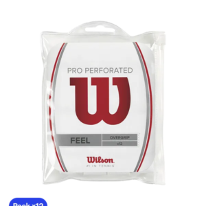 Overgrips Wilson Pro Perforated Feel White (Pack x12)
