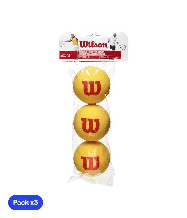 Wilson Padel Balls Tour Foam Tennis (Pack x3)