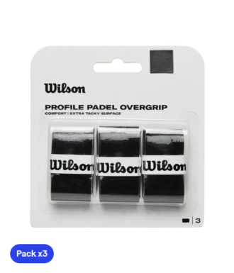 Overgrips Wilson Profile Negro (Pack x3)