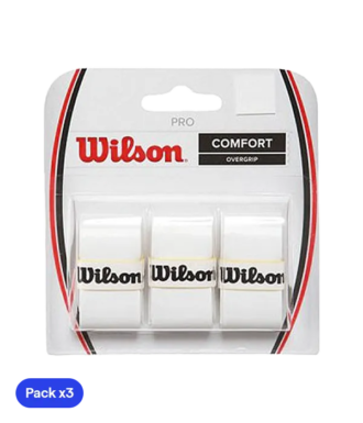 Overgrips Wilson Padel Pro Blanco (Pack x3)