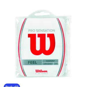 Overgrips Wilson Pro Smooth Sensation White (Pack x12)