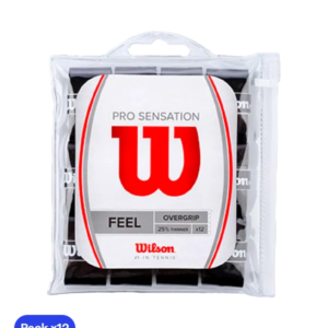 Overgrips Wilson Pro Smooth Sensation Black (Pack x12)