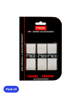 Overgrip Nox Pro Liscio Bianco (Pacchetto x3)