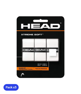 Overgrip Head XtremeSoft Bianco (Pacchetto x3)