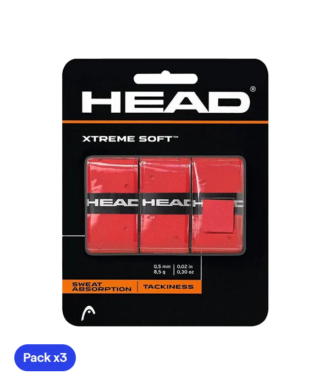 Overgrips Head XtremeSoft Rojo (Pack x3)