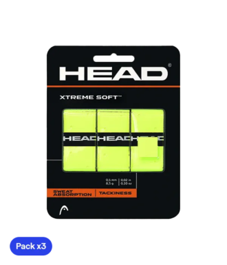 Overgrips Head XtremeSoft Yellow (Pack x3)