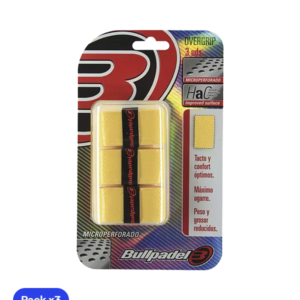 Overgrips Bullpadel GB1201 Comfort/Absorbent Yellow (Pack x3)