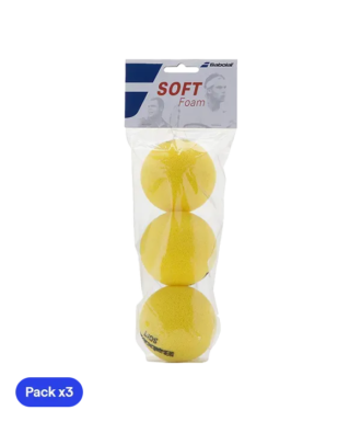 Babolat-Ball Soft Foam (Packung x3)