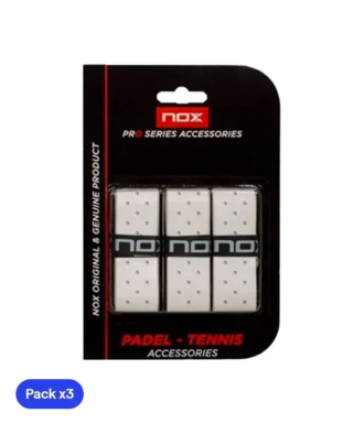 Griffband Nox Pro Gebohrt Weiß (Packung x3)