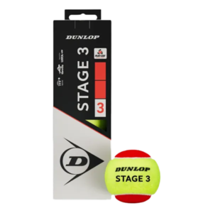 Padel Ball Can Dunlop Stage 3 Red/Yellow 2025