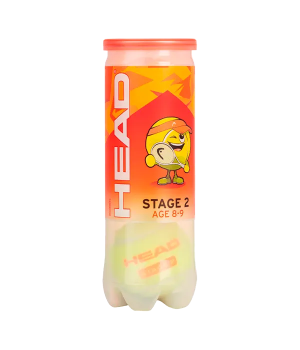 Tubo di palline da padel Head Fase 2 (8/9 anni)