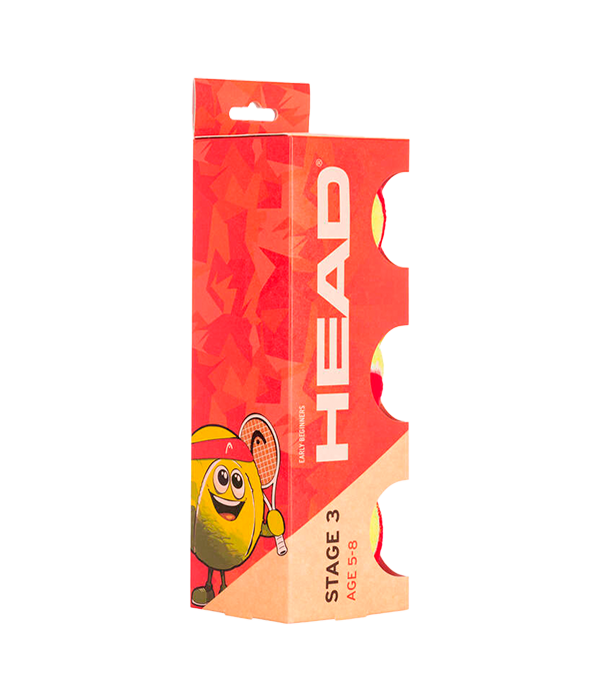 Padel Ball Can Head Stage 3 (5/8 years)