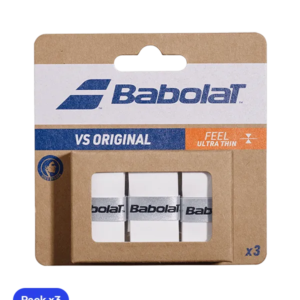 Babolat VS Original Smooth Overgrips White (Pack x3)