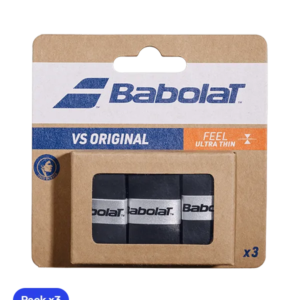 Babolat VS Original Smooth Overgrips Black (Pack x3)