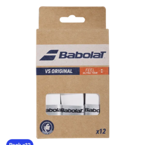 Babolat VS Original Smooth Overgrips White (Pack x12)