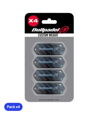 Peso personalizzato Bullpadel Nero (Pacchetto x4)