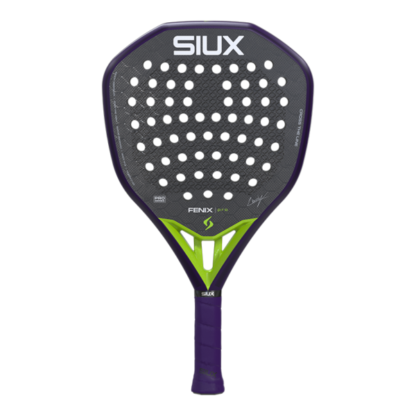 Siux Padel Racket Fenix Pro Glow Purple 2026 Leo Augsburger
