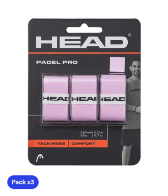 Overgrip Head Padel Pro Rosa (Pacchetto x3)