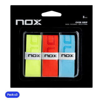 Overgrips NOX Pro Liso 3 Colores (Pack x3)