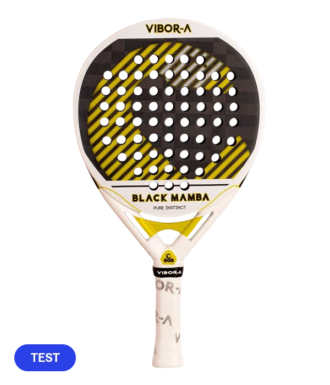 Pala de VIBOR-A Black Mamba Evo Pro White 2026
