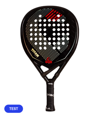 Padel Schläger Vibor-A Titan 15K Black 2026
