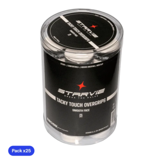 Overgrip Jar Starvie Tacky Touch Smooth White (x25)