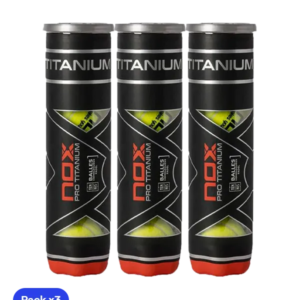 NOX Padel Balls Pro Titanium (x4)(Pack x3)