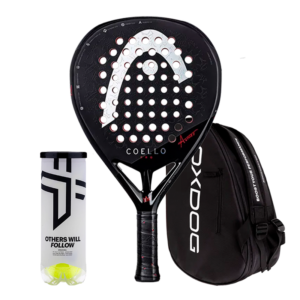 Head Padel Racket Pack Coello Pro 2025 + Padel bag Oxdog Ultra Tour Black + Oxdog Padel Balls BOOST+