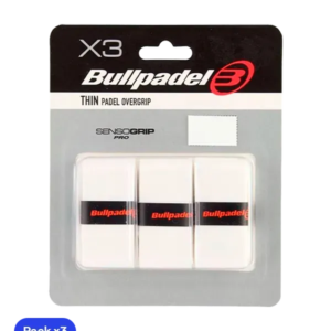 Overgrips Bullpadel GB1603 Thin White (Pack x3)