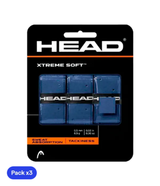 Griffband Head XtremeSoft Blau (Packung x3)