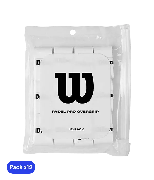 Griffband Wilson Padel Pro Weiß (Packung x12)
