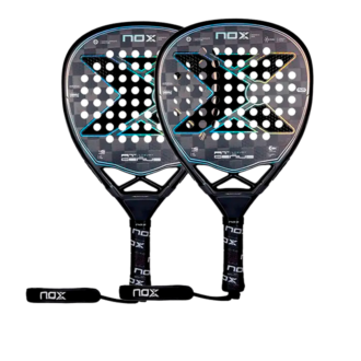 Nox Set da 2 Racchette da Padel - AT10 Genius Attack 18K Limited Edition