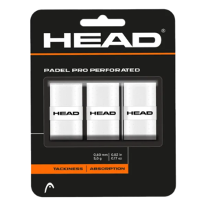 Overgrips Head Padel Pro Perforated White (Pack x3)