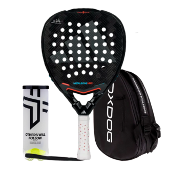 Adidas Padel Schläger Set Metalbone HRD+ 3.4 2025 Ale Galán + Padel-Taschen Oxdog Ultra Tour + Oxdog Padelbälle BOOST+