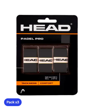 Overgrips Head Padel Pro Black (Pack x3)