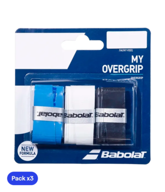 Overgrips Babolat My Overgrip Azul/Blanco/Negro (Pack x3)