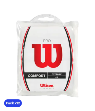Overgrip Wilson Pro Comfort Bianco (Pacchetto x12)