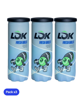 Lok Padel Balls Fresh (Pack x3)