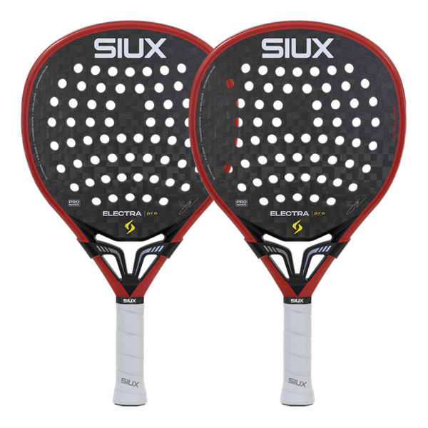 Siux 2-Pack Padel Rackets - Electra Pro Fire Red 2026