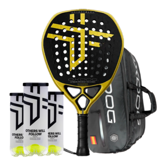 Oxdog Padel Schläger Set Ultimate Smash 2025 + Padel-Taschen Oxdog FEP Hyper Pro Thermo Padeltasche + 3 Ball-Röhrchen Oxdog BOOST+